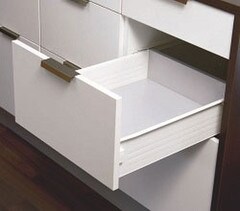 Harn Impaz Drawer Set T Model with 117mm Sides in White
