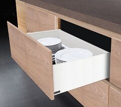 Kingslide Simlead Drawer White 185mm 250x220.jpg