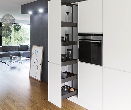 VauthSagel Tal Pantry 300mm Cab 1950 2140mm 6 Planero Trays