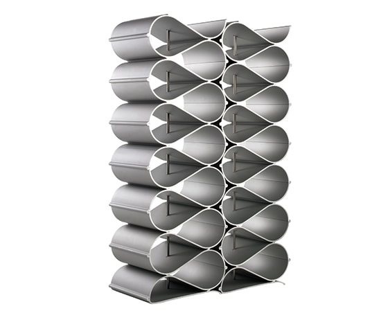 Echelon Modular Wine Storage 24 Bottle Set Satin Anodised Fit NZ