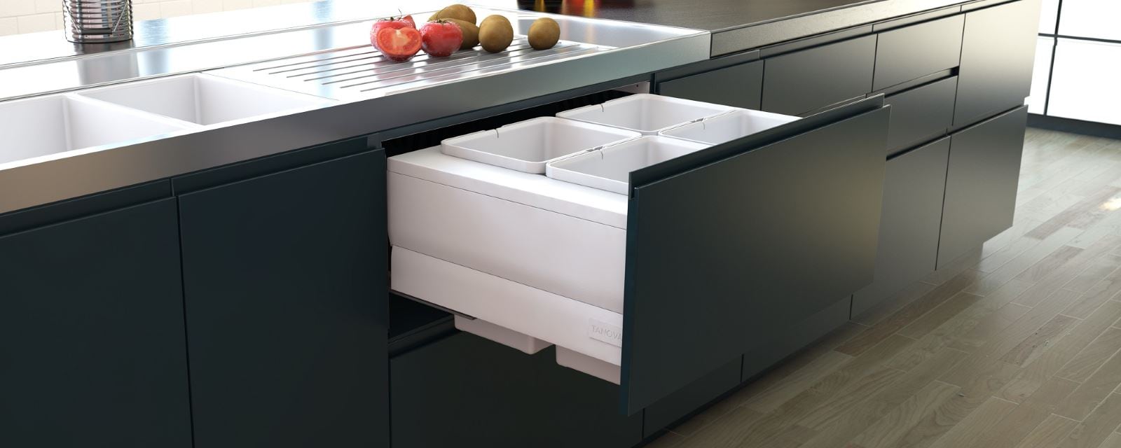 About Tanova Space Efficient Storage For Kitchen Laundry